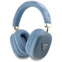 Безжични Слушалки Guess - Wireless Headphones 4G Gold Triangle Logo - Bluetooth 5.3, USB-C, AUX, On-ear, 400mAh, IPX4 - Blue