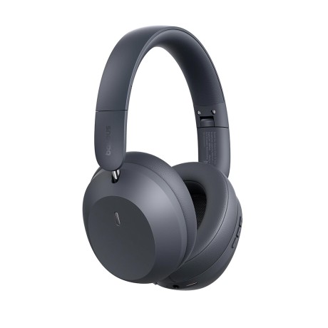 Безжични Слушалки Baseus - Wireless Headphones Bass 35 Max- On-ear, Bluetooth 5.3, Sound Isolation, Foldable - Twilight Grey