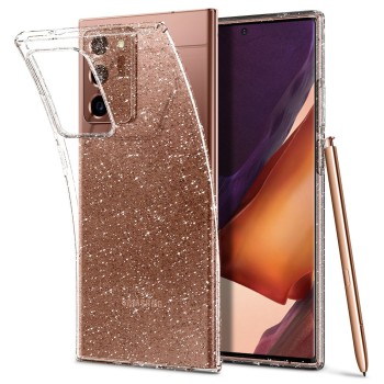 Spigen Liquid Crystal тънък силиконов (TPU) калъф за Samsung Galaxy Note 20 Ultra, Glitter Crystal