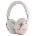 Безжични Слушалки Guess - Wireless Headphones Metal Script Logo- Bluetooth, ANC, On-ear - Pink