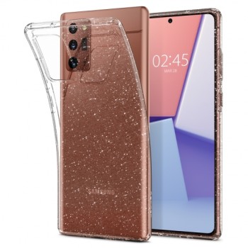 Spigen Liquid Crystal тънък силиконов (TPU) калъф за Samsung Galaxy Note 20, Glitter Crystal