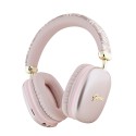 Безжични Слушалки Guess - Wireless Headphones GCUBE Metallic Script Logo- Over-ear Headset, Bluetooth 5.3, 400mAh - Pink