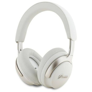 Безжични Слушалки Guess - Wireless Headphones Metal Script Logo - Bluetooth, ANC, On-ear - Beige