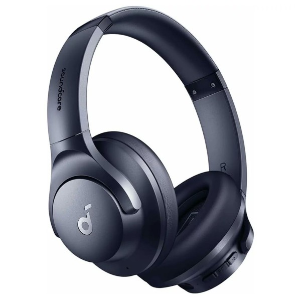 Безжични Слушалки Anker - Wireless Headphones Life Q20i- Bluetooth, Hybrid Active Noise Cancelling, Dual-Connections - Blue