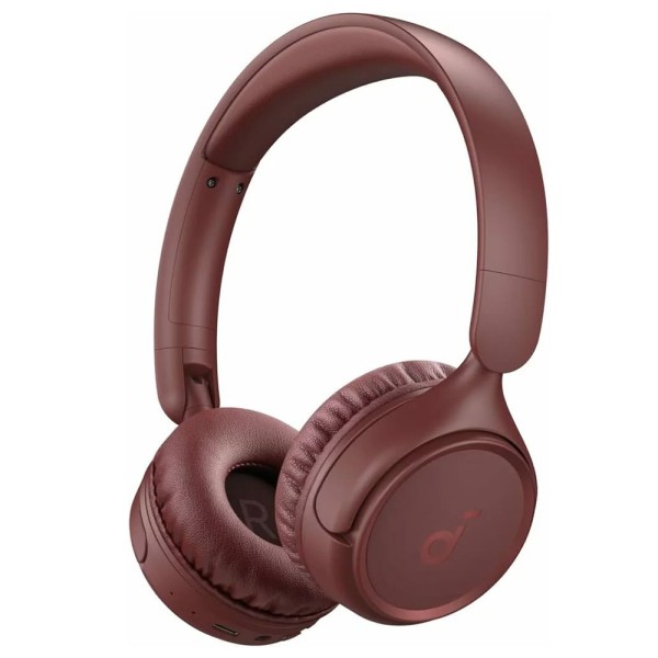 Безжични Слушалки Anker - Wireless Headphones SoundCore H30i (A3012G91) - BT 5.3, Foldable, MultiPoint - Red