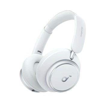 Безжични Слушалки Anker - Wireless Headphones Space Q45 - Bluetooth 5.3, Noise Cancelling, USB-C - White