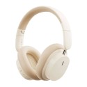 Безжични Слушалки Baseus - Wireless Headphones Bowie D05  - Bluetooth 5.3, ENC Noise Cancelling for HD Calls - Creamy White