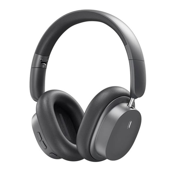 Безжични Слушалки Baseus - Wireless Headphones Bowie D05- Bluetooth 5.3, ENC Noise Cancelling for HD Calls - Grey