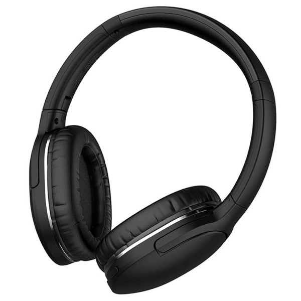 Безжични Слушалки Baseus - Wireless Headphones Encok D02 Pro- 3D Audio Effect, Noise Reduction, Bluetooth V5.3, 450mAh - Black