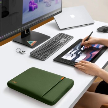 Чанта за лаптоп Tech-protect Defender Laptop 15-16, Army Green