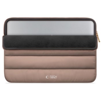 Чанта за лаптоп Tech-protect Fluffy Laptop 15"-16" Walnut