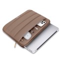 Чанта за лаптоп Tech-protect Fluffy Laptop 15"-16" Walnut