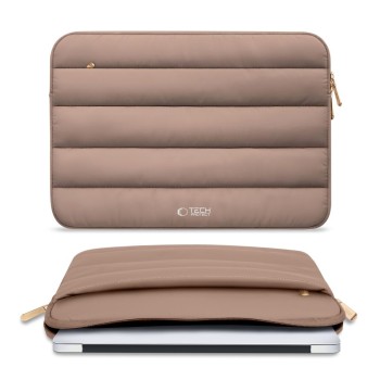 Чанта за лаптоп Tech-protect Fluffy Laptop 15"-16" Walnut