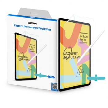 Стъклен протектор ESR PAPER LIKE FILM за iPad Pro 11' 2018/2020, Прозрачен