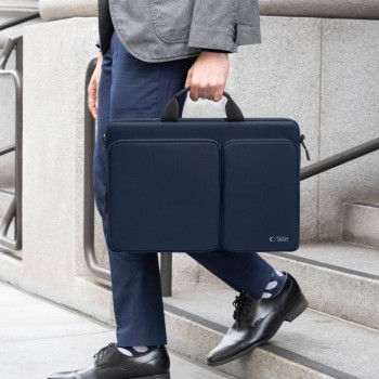 Чанта за лаптоп Tech-protect Defender Bag Laptop 17" Navy Blue