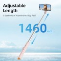 Селфи стик и Трипод Tech-Protect L09S, Bluetooth, Selfie Stick Tripod, Pink