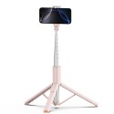 Селфи стик и Трипод Tech-Protect L09S, Bluetooth, Selfie Stick Tripod, Pink