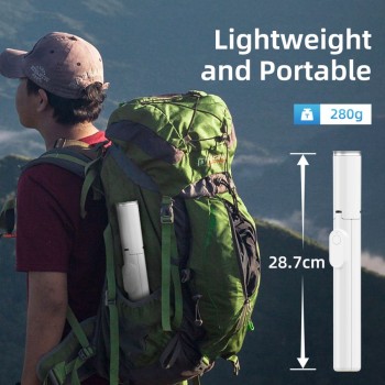 Селфи стик и Трипод Tech-Protect L09S, Bluetooth, Selfie Stick Tripod, White