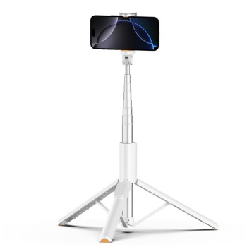Селфи стик и Трипод Tech-Protect L09S, Bluetooth, Selfie Stick Tripod, White