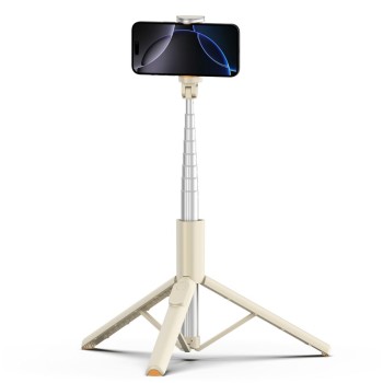 Селфи стик и Трипод Tech-Protect L09S, Bluetooth, Selfie Stick Tripod, Beige