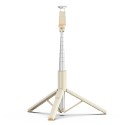 Селфи стик и Трипод Tech-Protect L09S, Bluetooth, Selfie Stick Tripod, Beige