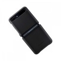 Калъф Samsung Galaxy Z Flip EF-VF700LBEGEU Leather Cover, Кожа, Black