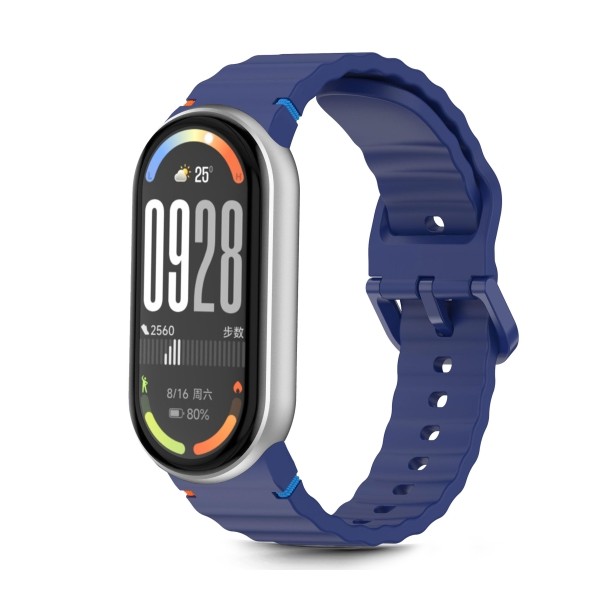 Каишка Tech-Protect Silicone Sport Strap - Xiaomi Smart Band 8 / 9 / 10 / NFC – Storm Blue