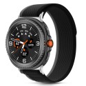 Каишка Tech-Protect Nylon Stripe Strap - Samsung Galaxy Watch 8 / Classic (40 / 44 / 46 mm) – Black/Orange