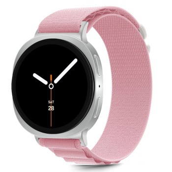 Каишка Tech-Protect Nylon Stripe Strap - Samsung Galaxy Watch 8 / Classic (40 / 44 / 46 mm) – Pink