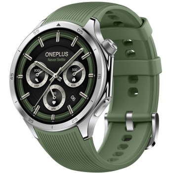 Смарт часовник OnePlus Watch 3 – 46mm, AMOLED, GPS, NFC, Bluetooth, Wi-Fi, Emerald Titanium
