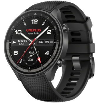 Смарт часовник OnePlus Watch 2R – 46mm, AMOLED, GPS, NFC, Wi-Fi, Wear OS, Gunmetal Grey