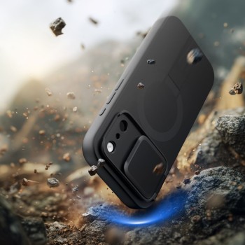 Tech-Protect Kevlar Aura MagSafe Калъф – iPhone 17 Pro (Черен)