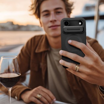 Tech-Protect Kevlar Aura MagSafe Калъф – iPhone 17 Air (Черен)