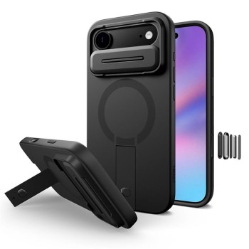 Tech-Protect Kevlar Aura MagSafe Калъф – iPhone 17 Air (Черен)