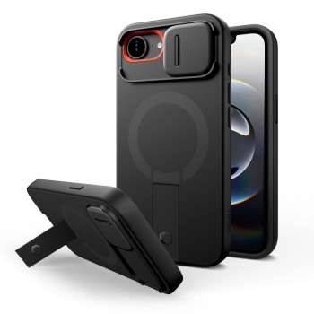 Tech-Protect Kevlar Aura MagSafe Калъф – iPhone 16E (Черен)