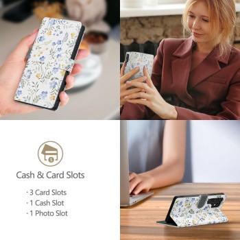 Tech-Protect Wallet Калъф – Samsung Galaxy A26 5G / A17 4G / 5G (Spring Flowers)