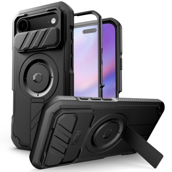 Tech-Protect Kevlar MagSafe Калъф – iPhone 17 Air (Черен)