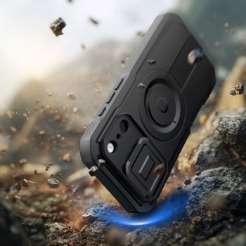 Tech-Protect Kevlar MagSafe Калъф – iPhone 17 Pro Max (Черен)