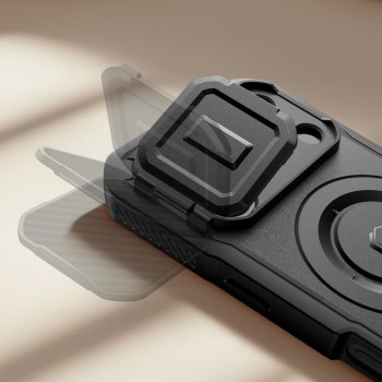 Tech-Protect Kevlar MagSafe Калъф – iPhone 17 Pro (Черен)
