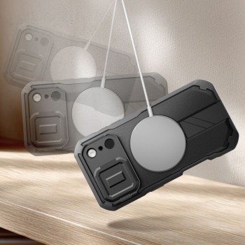 Tech-Protect Kevlar MagSafe Калъф – iPhone 17 Pro (Черен)