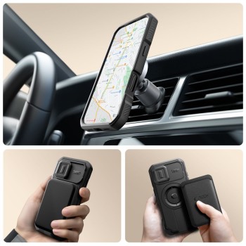 Tech-Protect Kevlar MagSafe Калъф – iPhone 17 (Черен)