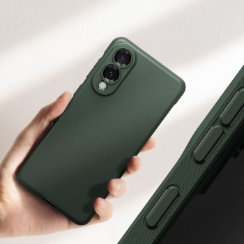Ringke Onyx кейс – Galaxy S25 Edge – Тъмнозелен – Удароустойчив TPU