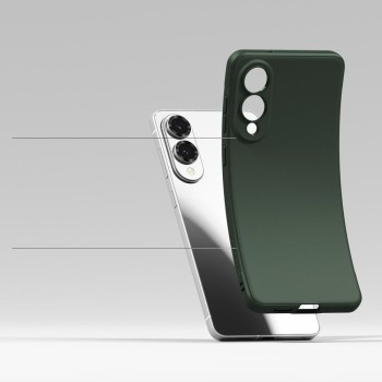Ringke Onyx кейс – Galaxy S25 Edge – Тъмнозелен – Удароустойчив TPU