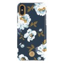 Калъф Kingxbar Blossom със Swarovski Crystals за iPhone XS/iPhone X, blue