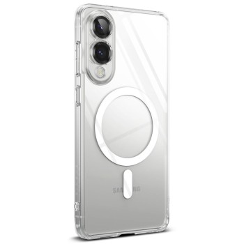 Ringke Fusion Magnetic кейс – Galaxy S25 Edge – Прозрачен – MagSafe съвместим