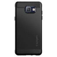 Spigen Rugged Armor удароустойчив силиконов (TPU) калъф за Samsung Galaxy A5 (2016), Black