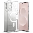 Ringke Fusion Magnetic кейс – Galaxy S25 Edge – Прозрачен – MagSafe съвместим