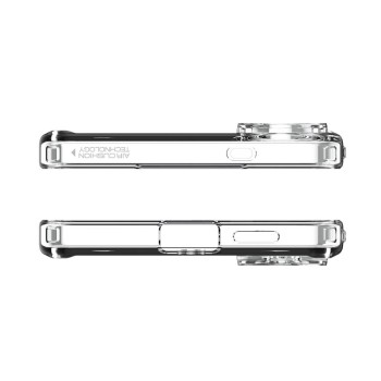 Spigen Ultra Hybrid Mag кейс – Galaxy S25 Edge – Прозрачен/Бял – MagSafe съвместим