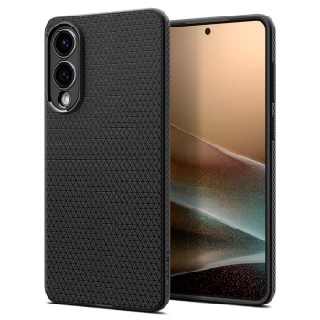 Spigen Liquid Air кейс – Galaxy S25 Edge – Мат Черен – Удароустойчив TPU