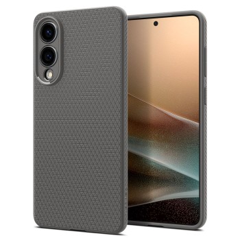 Spigen Liquid Air кейс – Galaxy S25 Edge – Marble Grey – Удароустойчив TPU